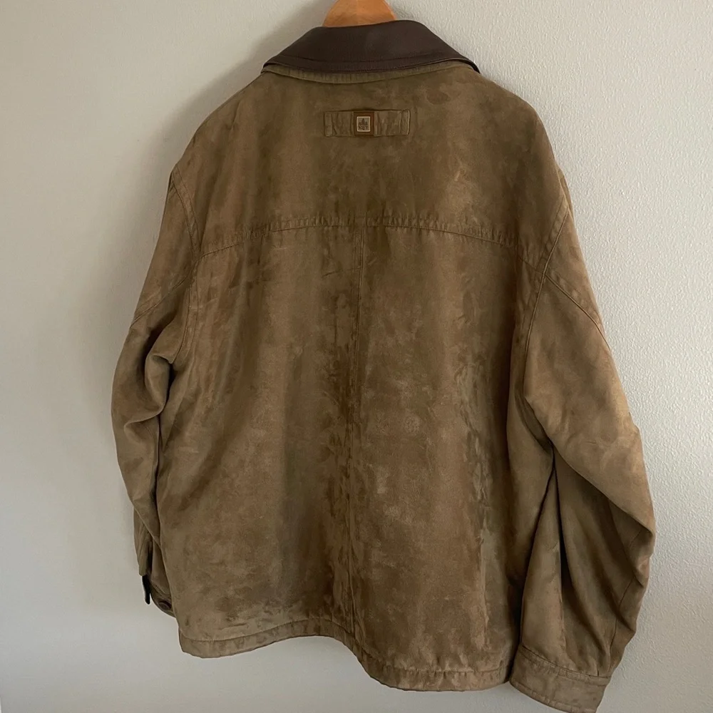 Rainforest Men’s Suede Leather Barn‎ Coat Size XL